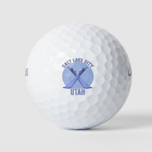 Pelotas De Golf Salt Lake City, Utah (Anverso)