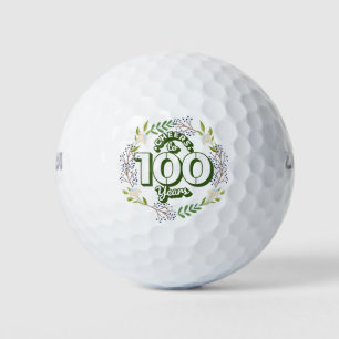 Pelotas De Golf Saludos del golf a los cien años
