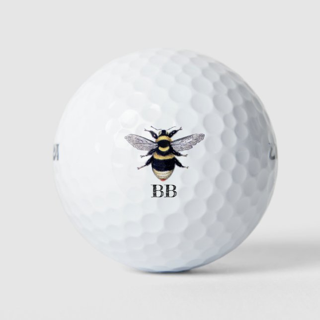 Pelotas De Golf Salvar a las abejas (Anverso)