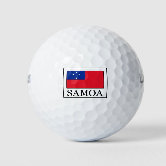 Pelotas De Golf Samoa (Anverso)