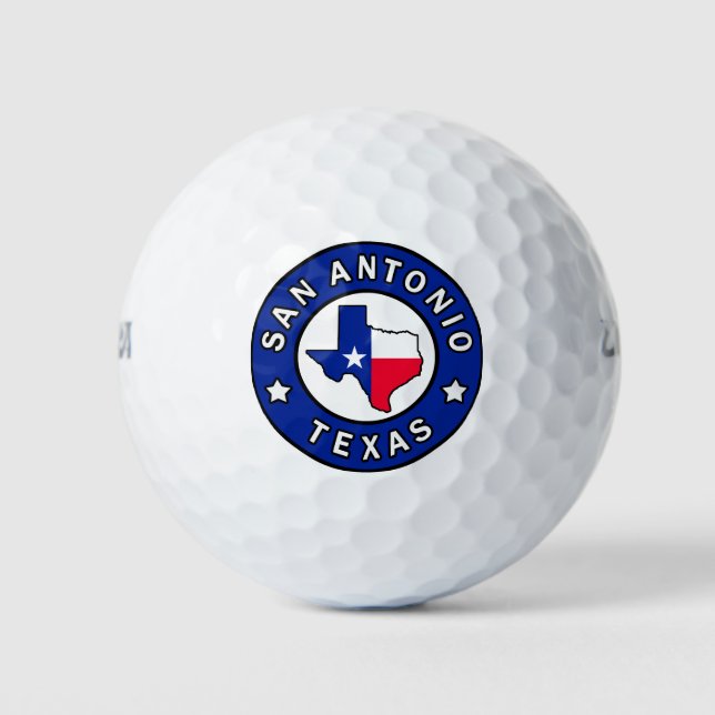Pelotas De Golf San Antonio Texas (Anverso)