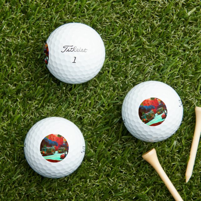 Pelotas De Golf San Francisco 005 (Césped in situ)