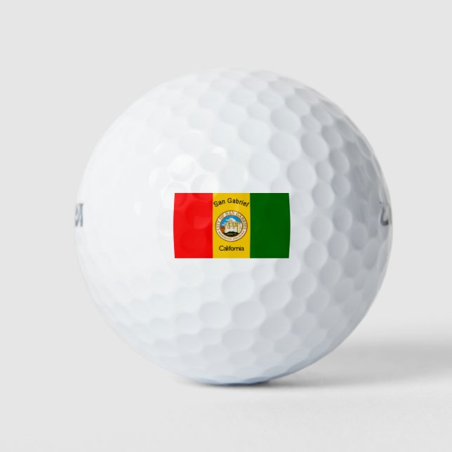 Pelotas De Golf San Gabriel California (Anverso)