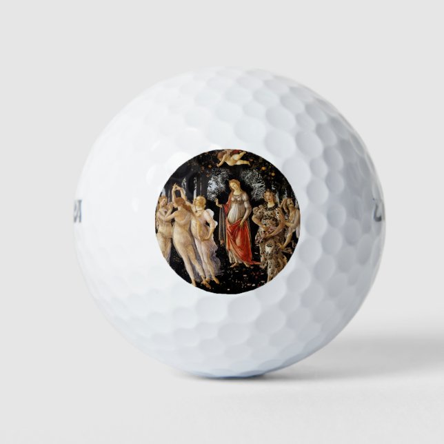 Pelotas De Golf Sandro Botticelli - La Primavera (Anverso)