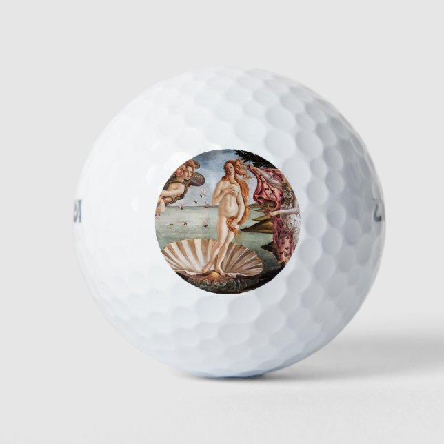 Pelotas De Golf Sandro Botticelli - Nacimiento de Venus (Anverso)