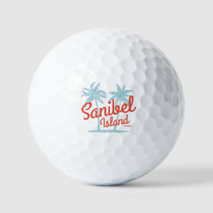 Pelotas De Golf Sanibel Island Florida Gulf Coast Souvenir