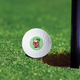 Pelotas De Golf Santa Claus Cute Animals Feliz Navidad