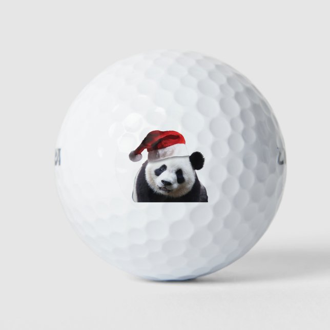 Pelotas De Golf Santa Claus Panda Bear (Anverso)