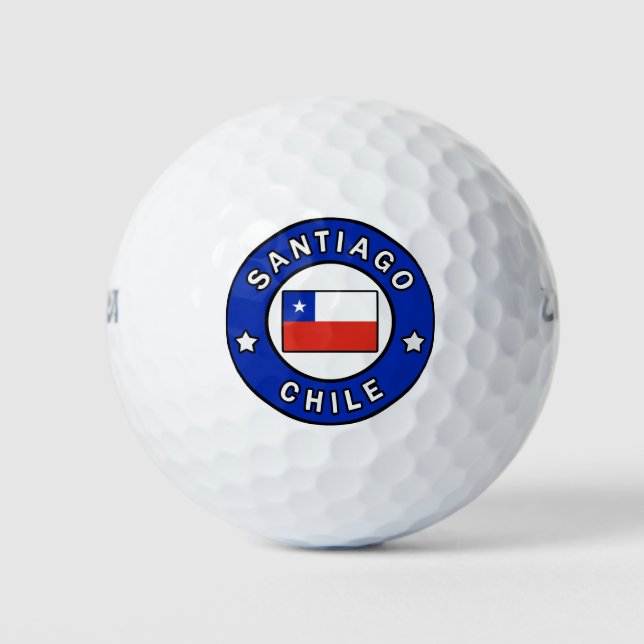 Pelotas De Golf Santiago Chile (Anverso)