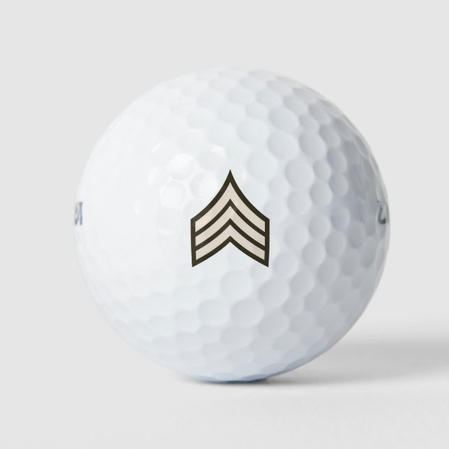 Pelotas De Golf Sargento del ejército (Anverso)