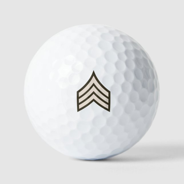 Pelotas De Golf Sargento del ejército (Anverso)