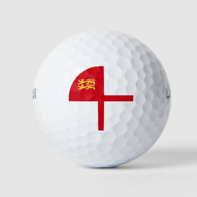 Pelotas De Golf Sark Flag (Anverso)