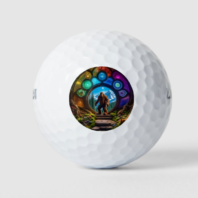 Pelotas De Golf Sasquatch Dimensional Portal (Anverso)