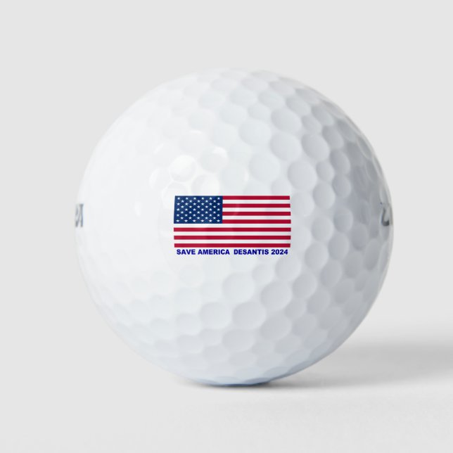 Pelotas De Golf Save America Desantis 2024 (Anverso)