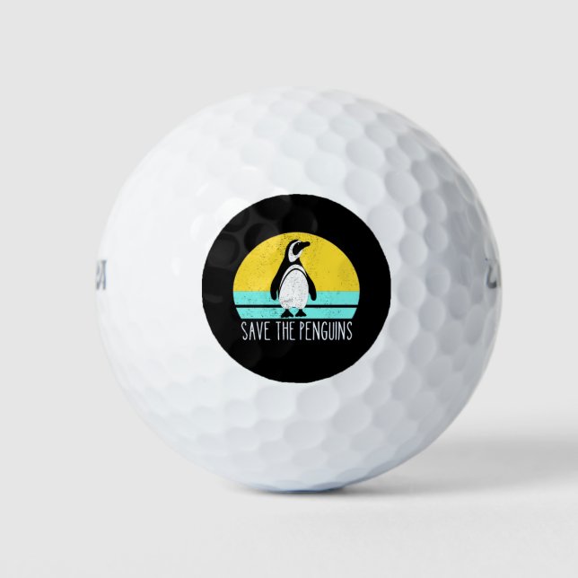Pelotas De Golf Save The Penguins (Anverso)