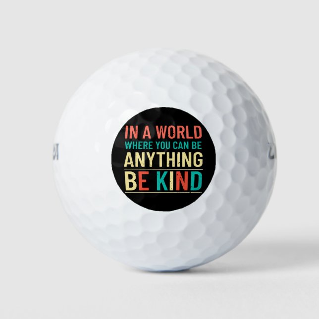 Pelotas De Golf Sé amable (Anverso)