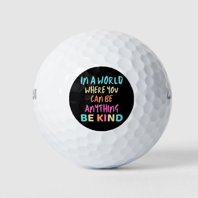 Pelotas De Golf Sé amable (Anverso)
