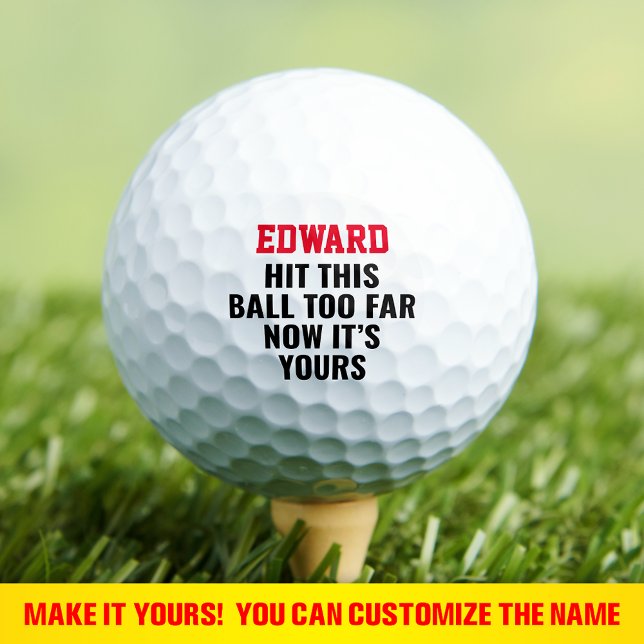 Pelotas De Golf Se perdió el nombre personalizado personalizado di (Subido por el creador)