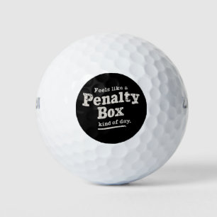 Pelotas De Golf Se siente como un jugador de hockey en un día de p