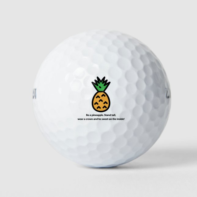 Pelotas De Golf Sé una piña (Anverso)