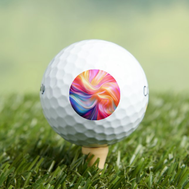 Pelotas De Golf Seda de Pastel Colorido (Camiseta in situ)