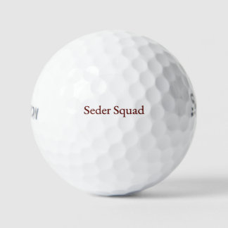 Pelotas De Golf Seder Squad Golf Ball – Jewish Holiday Passover Gi