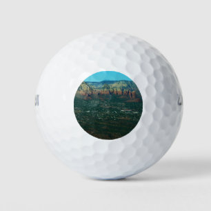 Pelotas De Golf Sedona y Coffee Pot Rock desde arriba