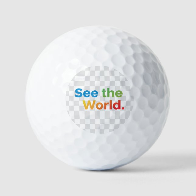 Pelotas De Golf See the World – Adventure Awaits Tee (Anverso)