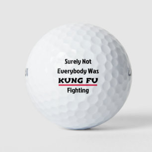 Pelotas De Golf Seguramente No Todos Estaban Luchando KUNG FU