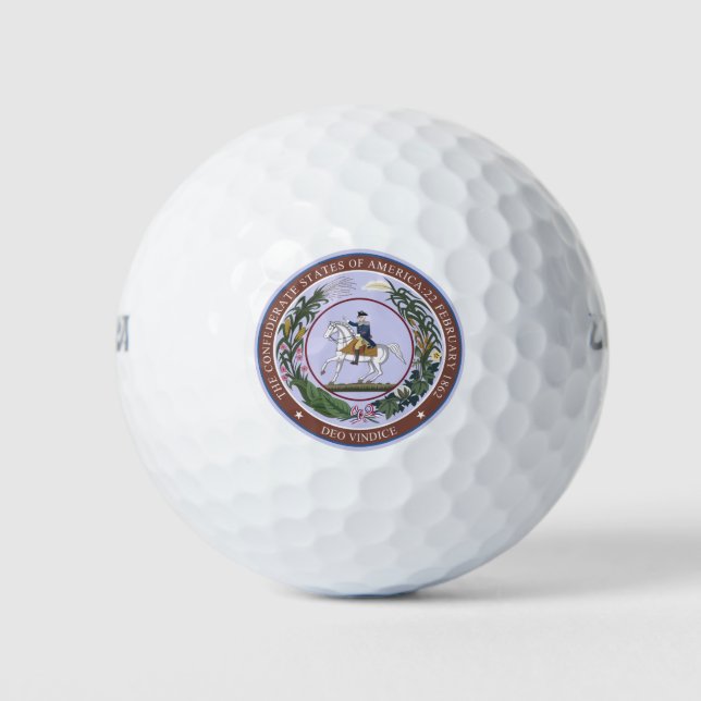 PELOTAS DE GOLF SELLO DE LA CONFEDERACIÓN (Anverso)