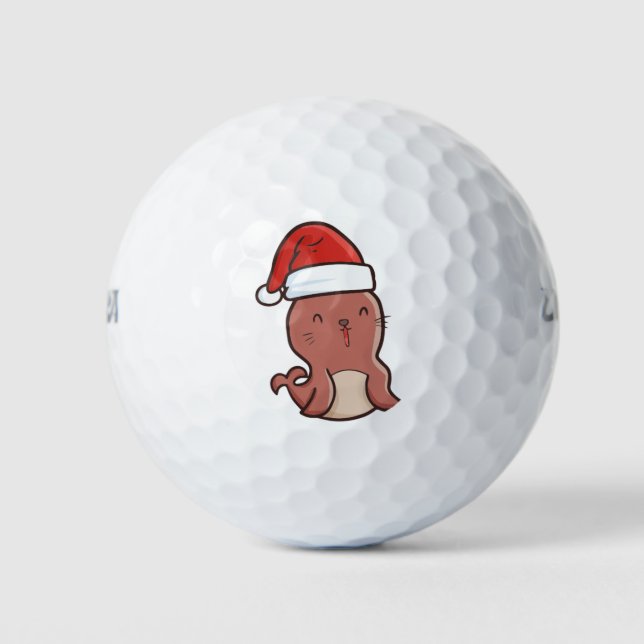 Pelotas De Golf Sello de navidades (Anverso)