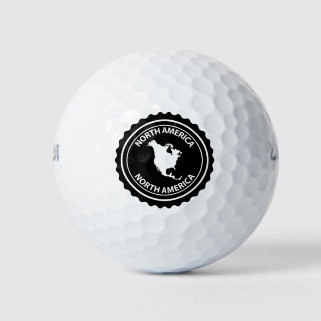 Pelotas De Golf Sello de Norteamérica (Anverso)