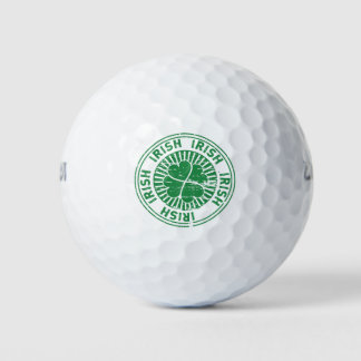 Pelotas De Golf Sello irlandés Shamrock