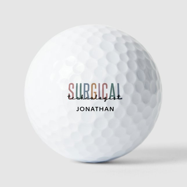 Pelotas De Golf Semana Tecnológica Quirúrgica Personalizada O Tecn (Anverso)