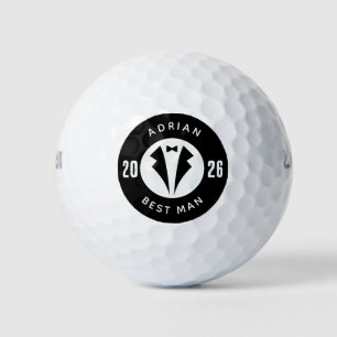 Pelotas De Golf Sencillo Minimalista Personalizado Mejor Hombre en