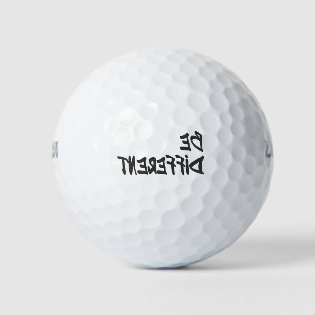 Pelotas De Golf Ser diferente (Anverso)