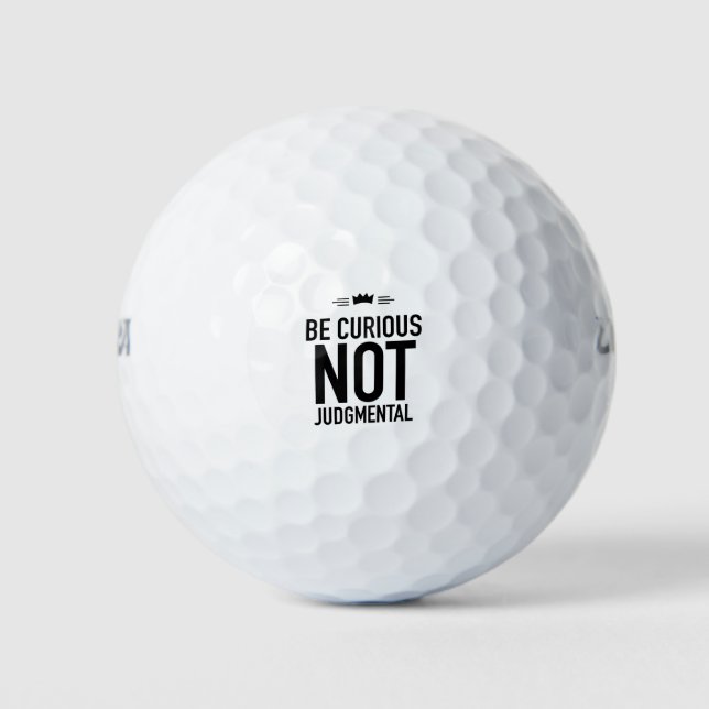 Pelotas De Golf Ser negro curioso (Anverso)
