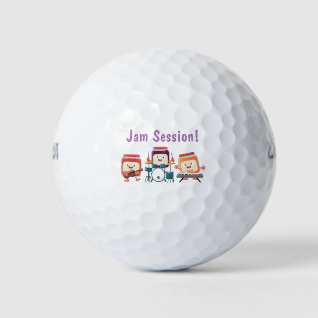 Pelotas De Golf Sesión de improvisación personalizado humor (Anverso)