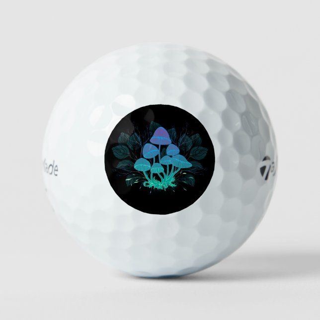 Pelotas De Golf Setas en Arbustos (Anverso)