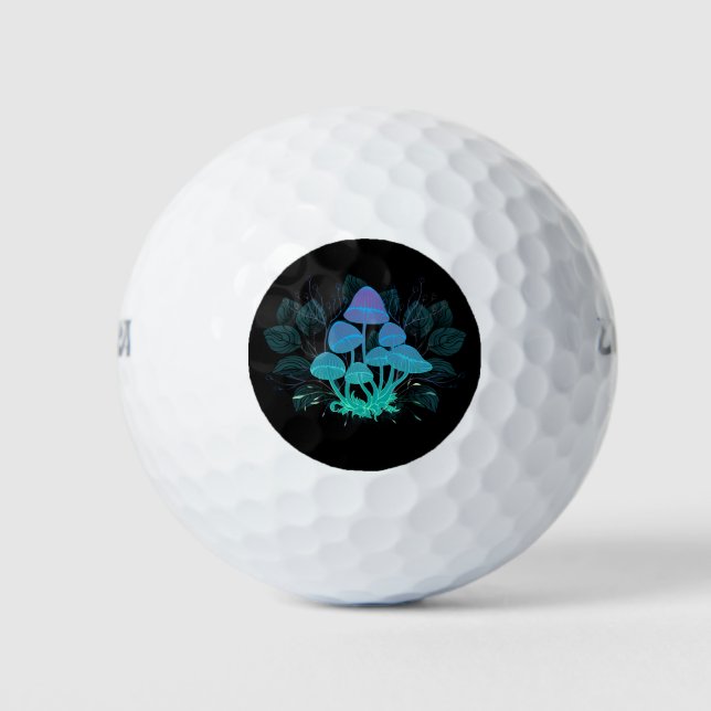 Pelotas De Golf Setas en Arbustos (Anverso)
