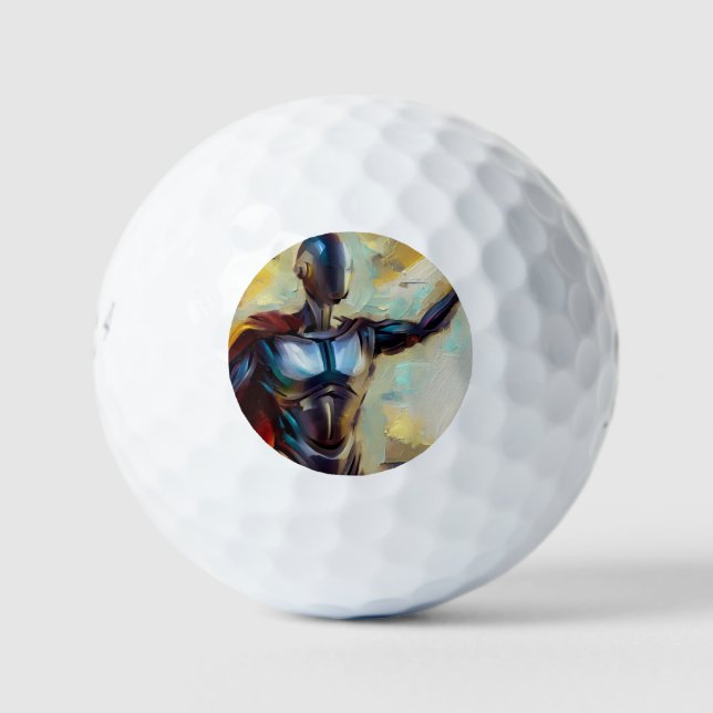 Pelotas De Golf SF - Héroe de Inteligencia Artificial (4) (Anverso)