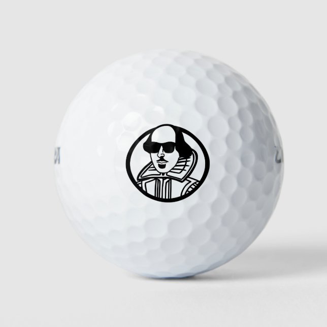 Pelotas De Golf Shakespeare con gafas de sol (Anverso)