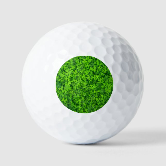Pelotas De Golf Shamrock green, St. Patrick's Day, (Anverso)