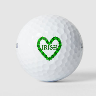 Pelotas De Golf Shamrock irlandés