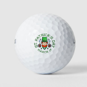 Pelotas De Golf shamrock leprechaun