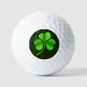 Pelotas De Golf Shamrock On Dark Green va gbcnt