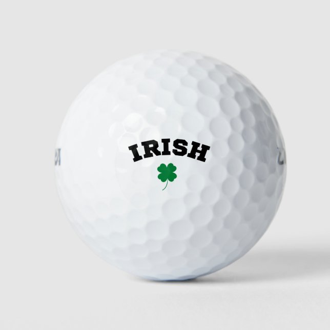 Pelotas De Golf Shamrock St Patrick (Anverso)