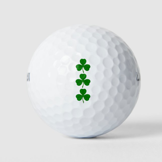 Pelotas De Golf Shamrock Trio (Anverso)