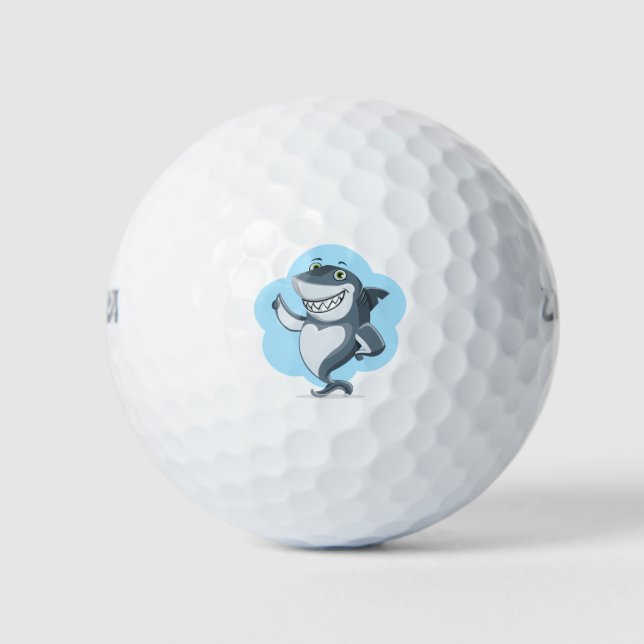 Pelotas De Golf Shark Laughing (Anverso)