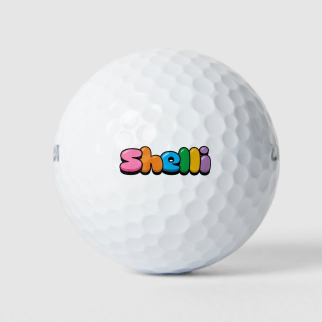 Pelotas De Golf Shelli (Anverso)